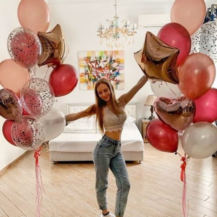 Фонтаны шаров "Селебрити" в Ижевске