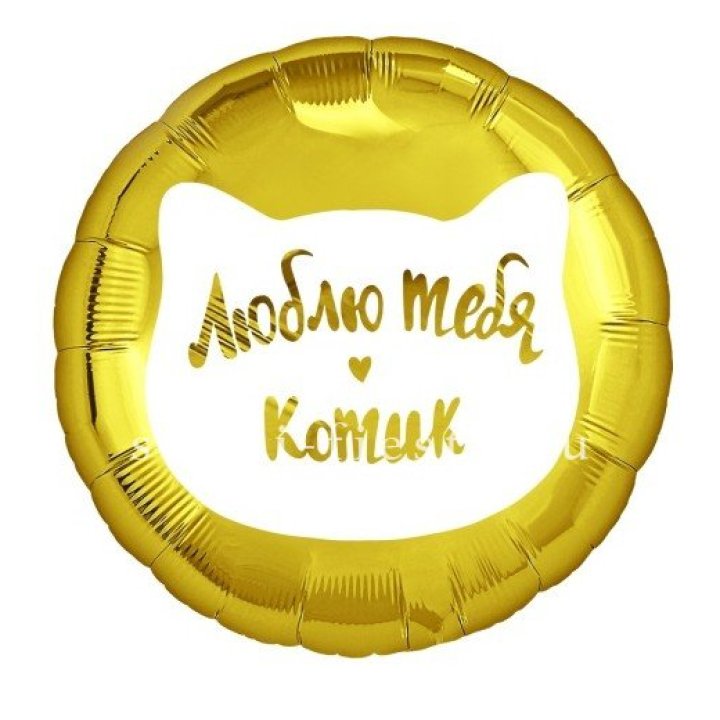 Фольгированный шар "Люблю тебя, Котик" в Ижевске