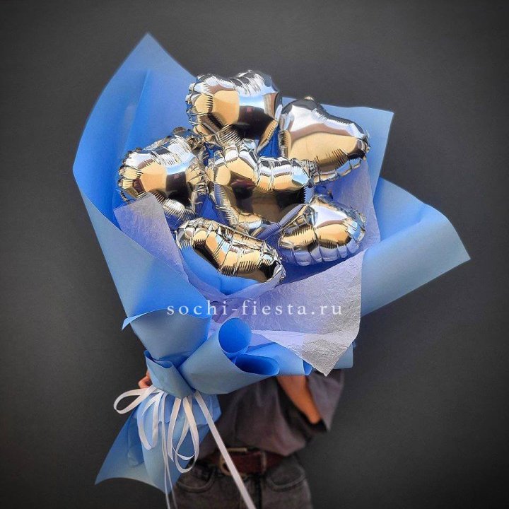 Букет из шаров сердец  №2 в Ижевске