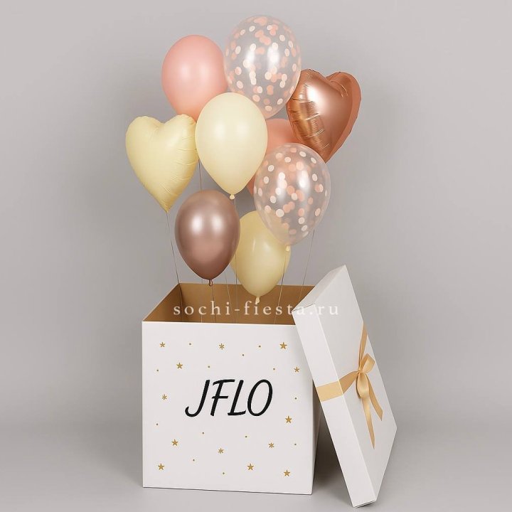 Коробка-сюрприз с шарами №2 в Ижевске