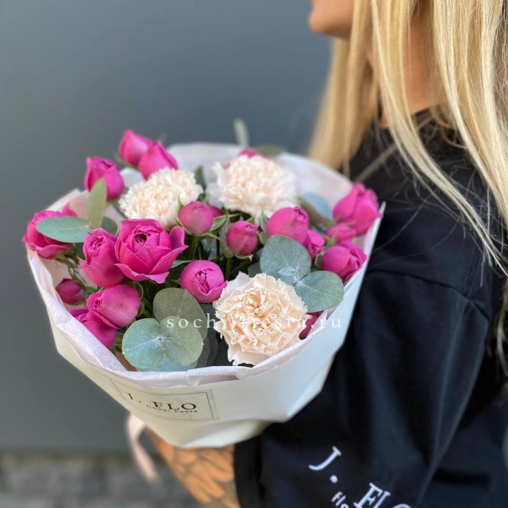 Букет с мисти бабблс №2 в Ижевске