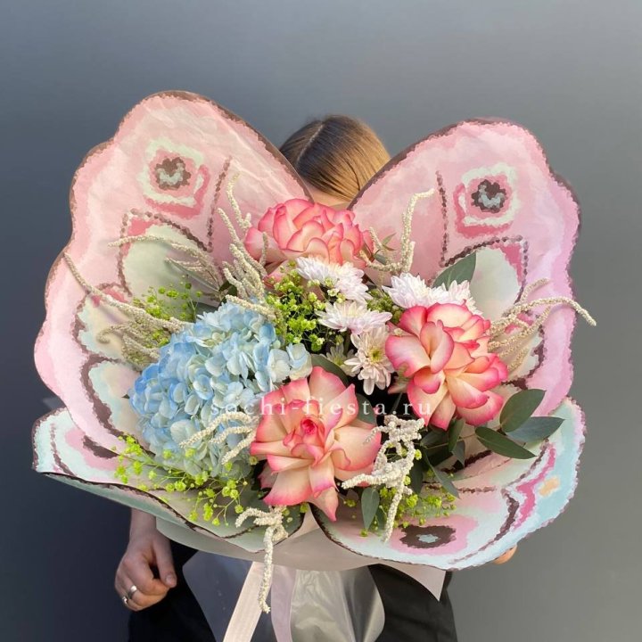 Дизайнерский букет бабочка №5 в Ижевске