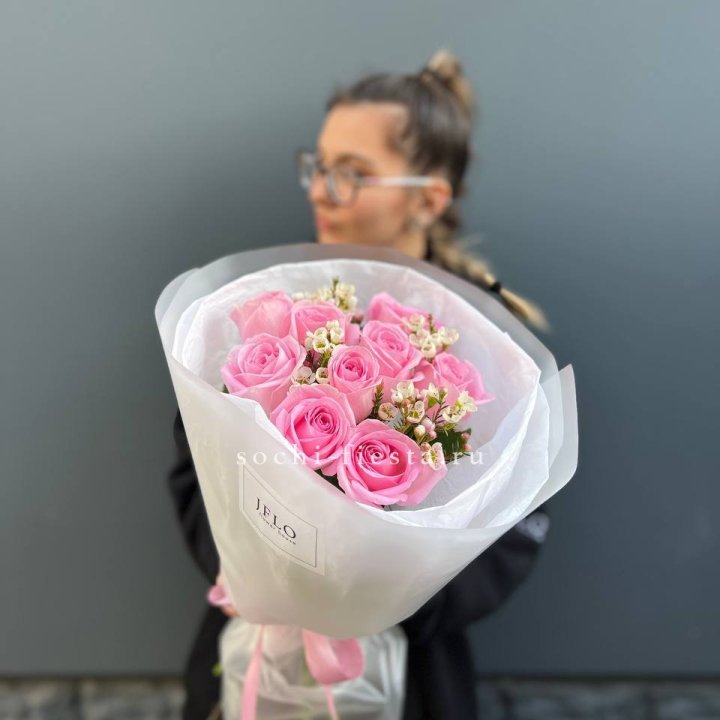 Букет розовых роз  в Ижевске