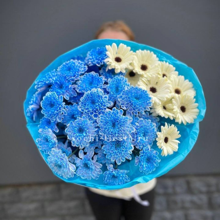 Букет хризантем и гербер в Ижевске