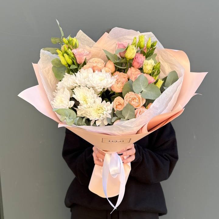 Букет "Персиковая нежность" в Ижевске