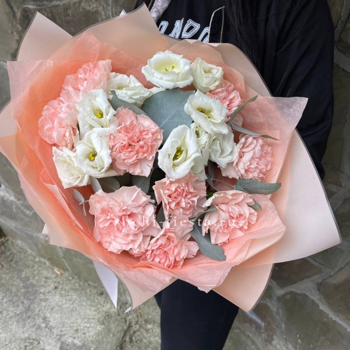  Букет диантусов "Пич" в Ижевске