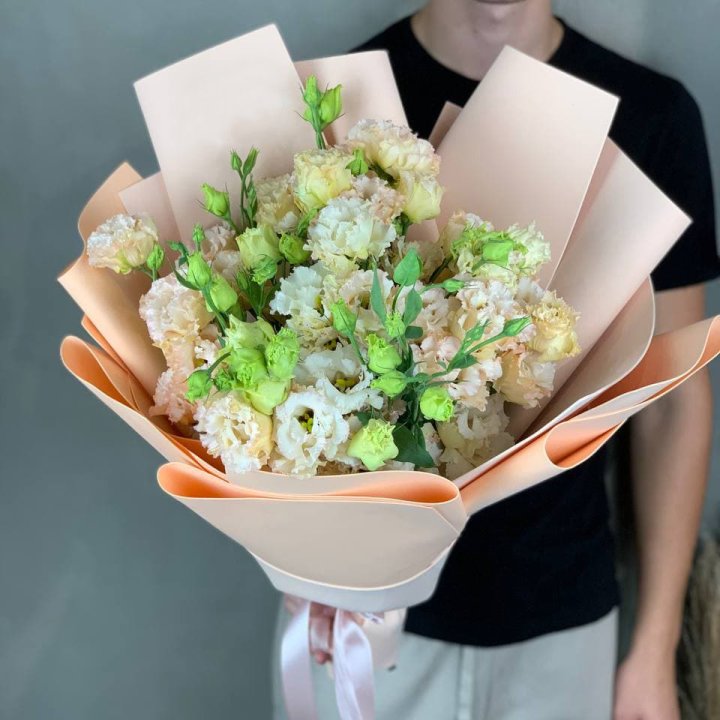 Букет эустом "Крем" в Ижевске