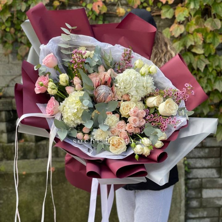 Авторский букет с протеей №1 в Ижевске