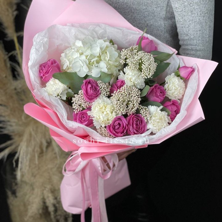 Букет с мисти бабблс №1 в Ижевске