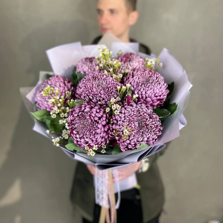 Букет хризантем "Палермо" в Ижевске