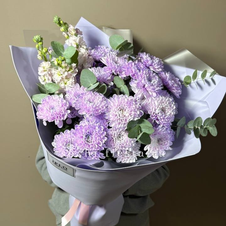 Дуо хризантема и маттиола в Ижевске