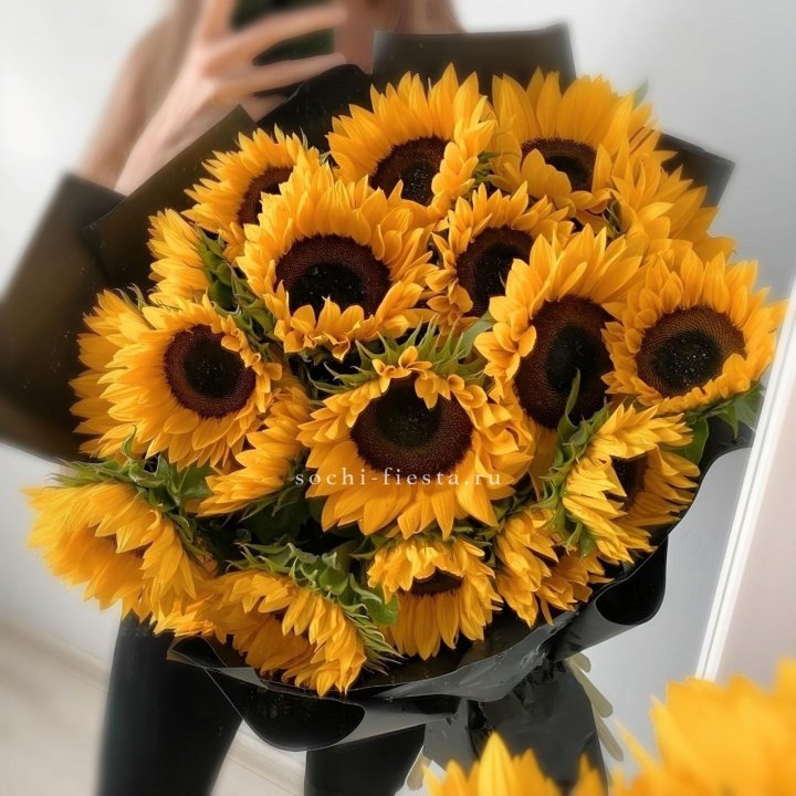 Букет подсолнухов "Гига" в Ижевске