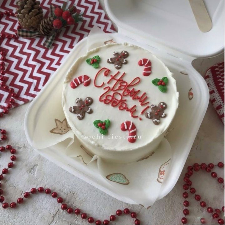 Бенто-торт "С Новым Годом!" в Ижевске