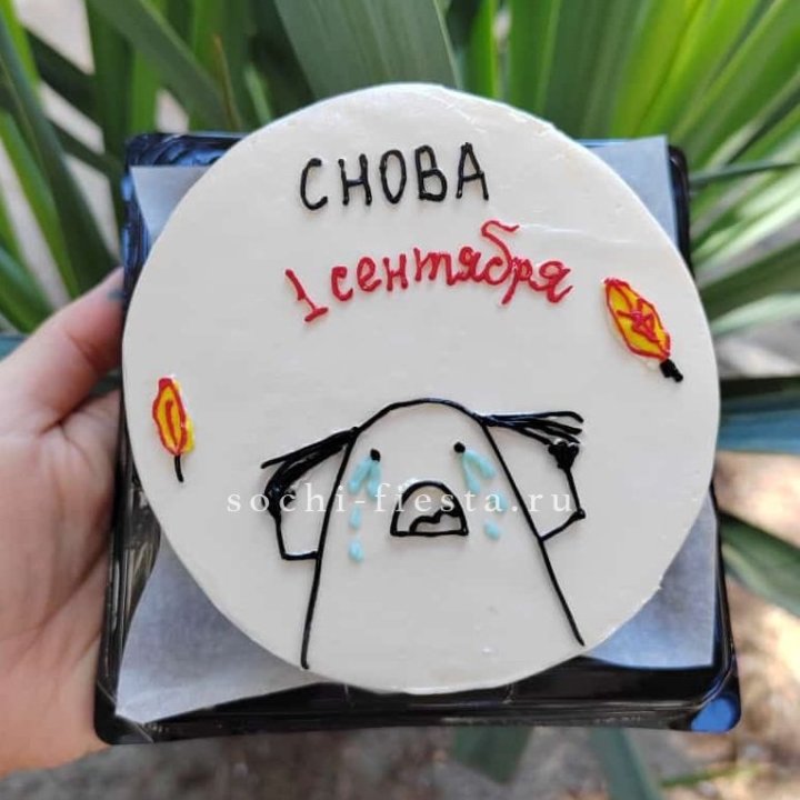 Бенто-торт "Не опять, а снова..." в Ижевске