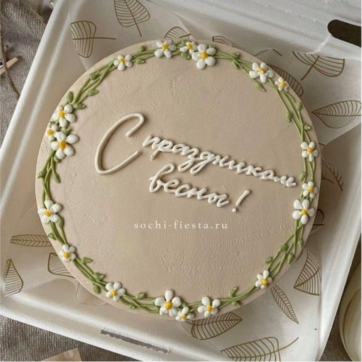 Бенто-торт "C праздником весны!"  в Ижевске