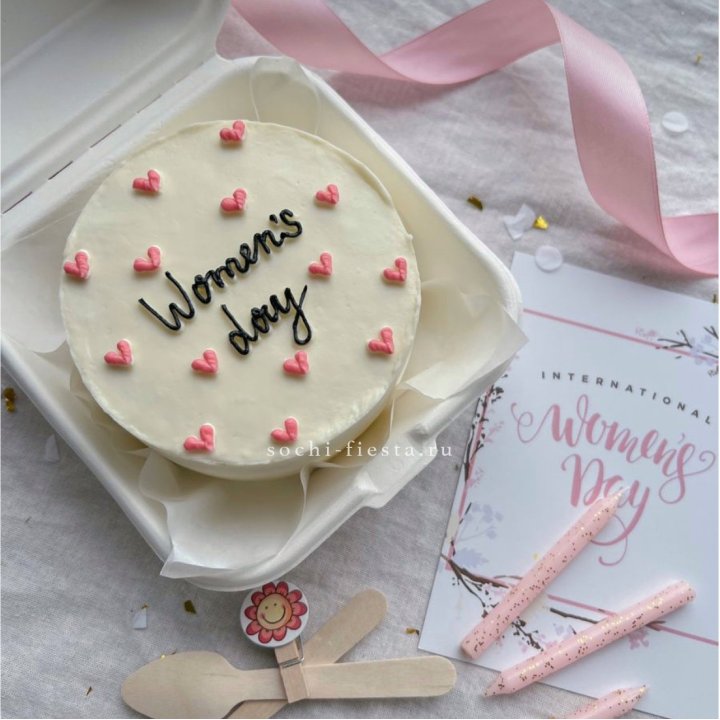 Бенто-торт "Дорогим женщинам"  в Ижевске