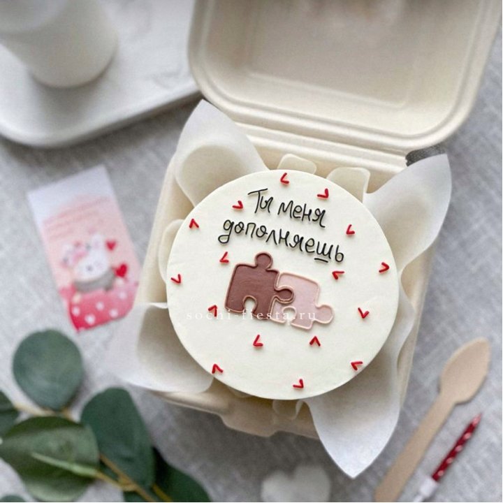 Бенто-торт "ТЫ меня дополняешь"  в Ижевске