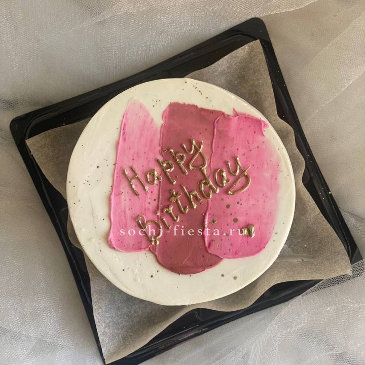 Бенто-торт "С днём рождения" пастель в Ижевске