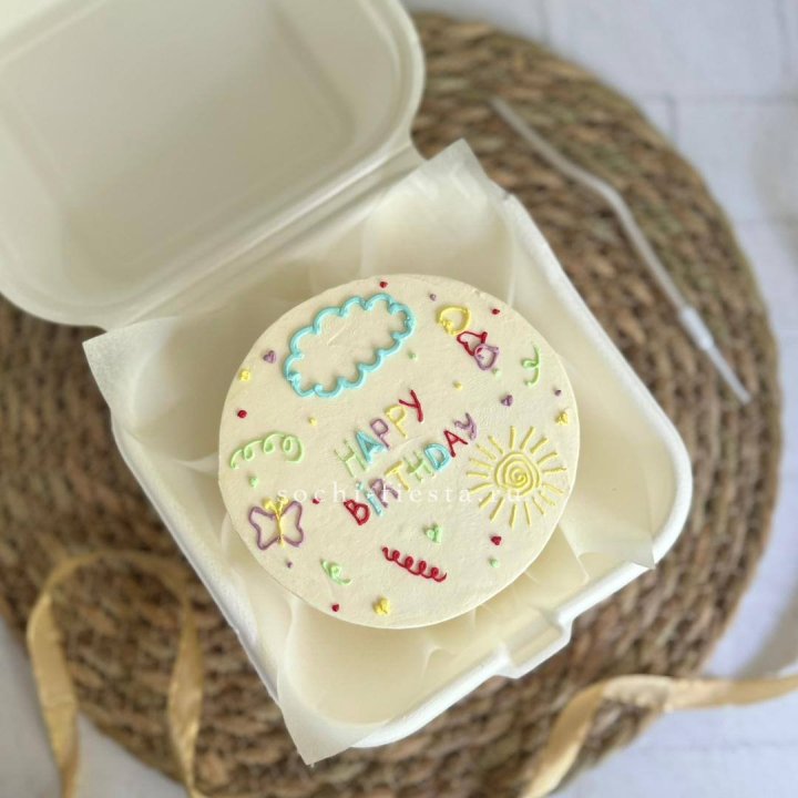 Бенто-торт "С днем рождения!"  в Ижевске