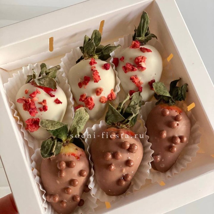 Клубника в шоколаде 6 ягод в Ижевске