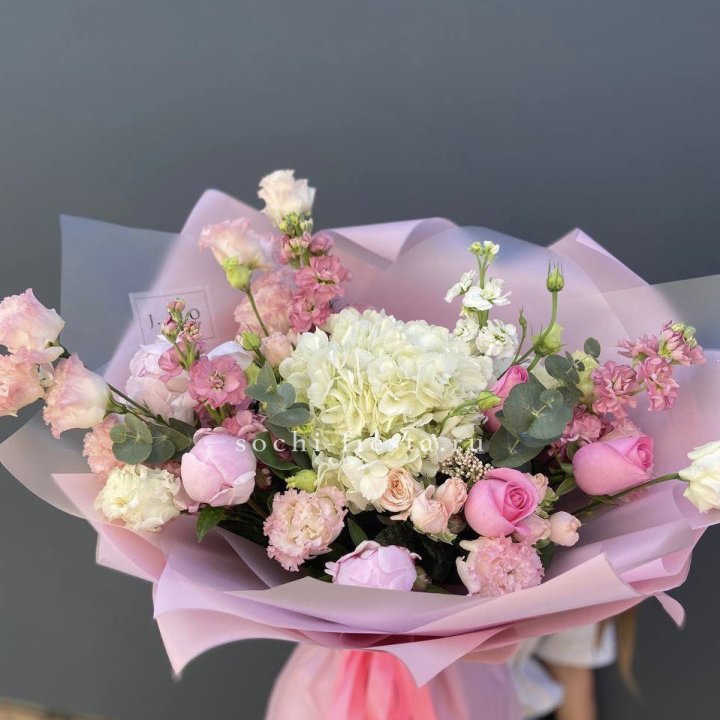 Дизайнерский букет "Фламинго" в Ижевске