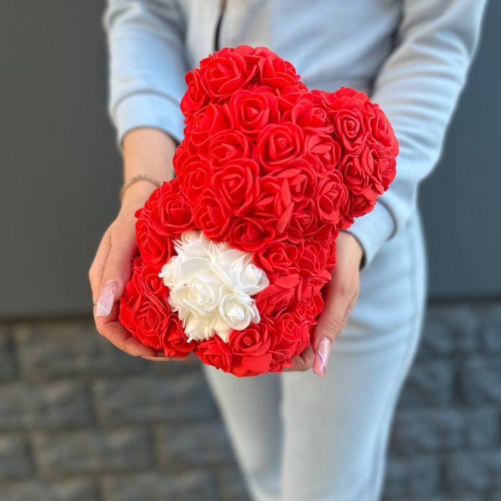 Медведь с белым сердцем в Ижевске