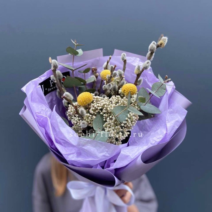 Букет с Вербой №1 в Ижевске