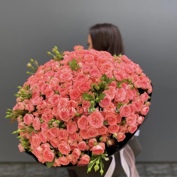 101 кустовая роза Барбадос в Ижевске