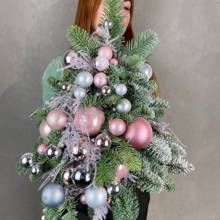 Новогодняя елочка "Розе голд" в Ижевске