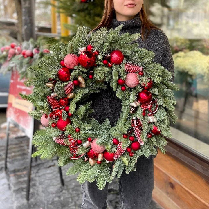 Рождественский венок  в Ижевске