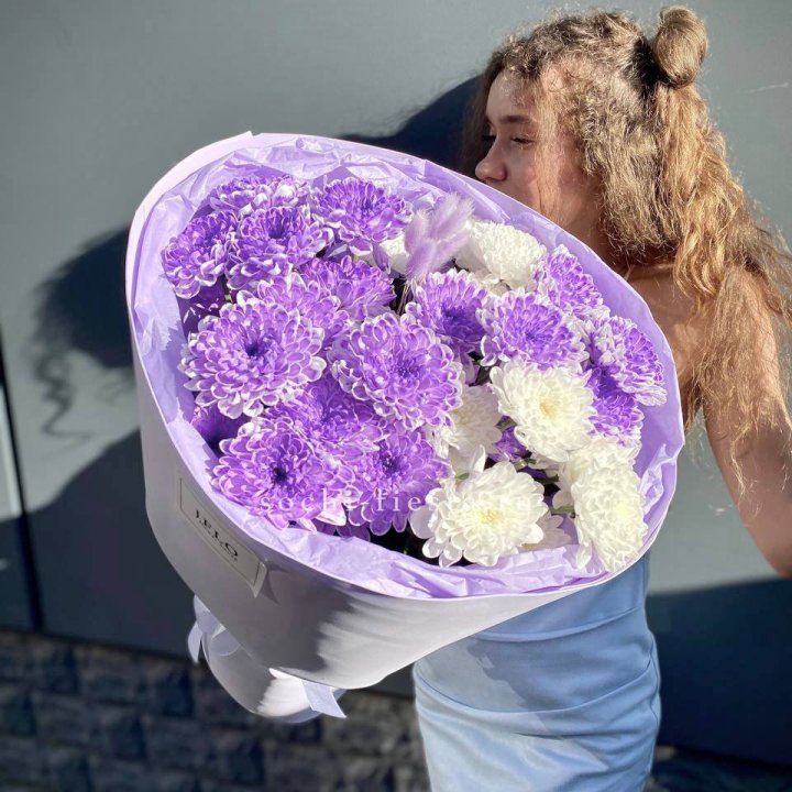  Букет хризантем "Сирена" в Ижевске