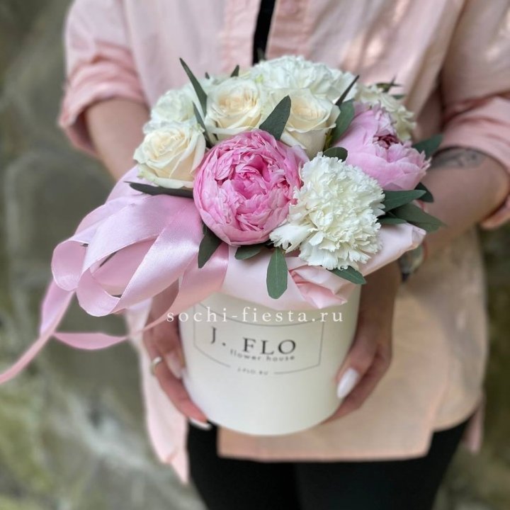 Цветочный бокс мини №2 в Ижевске