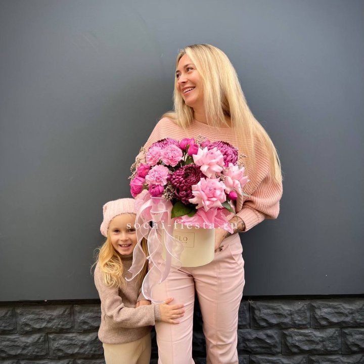 Цветочный бокс "Альба" в Ижевске