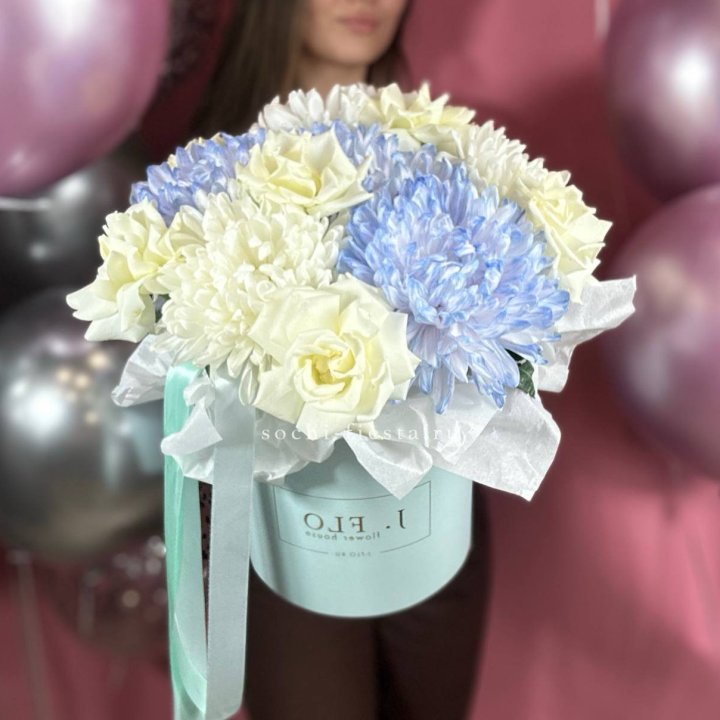 Коробка с цветами "Вольта" в Ижевске