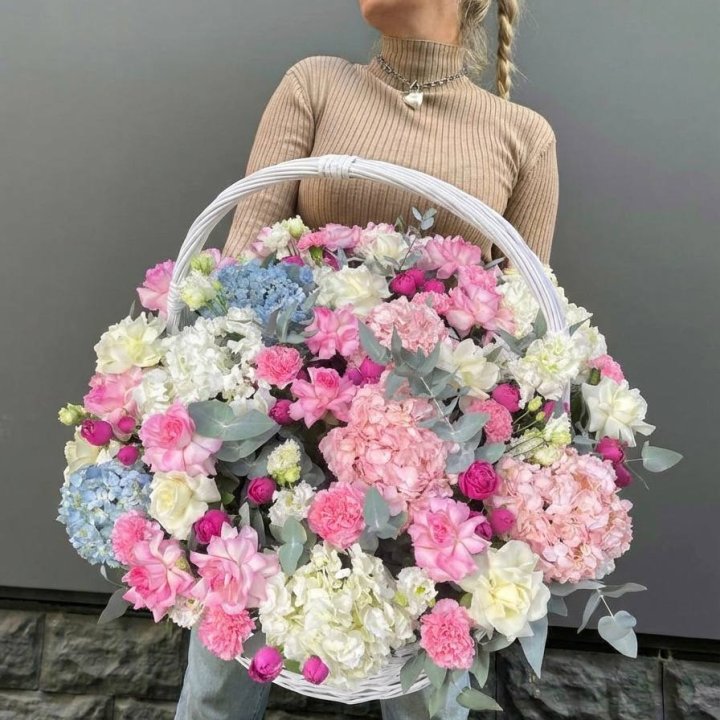 Цветочная корзина №3 в Ижевске