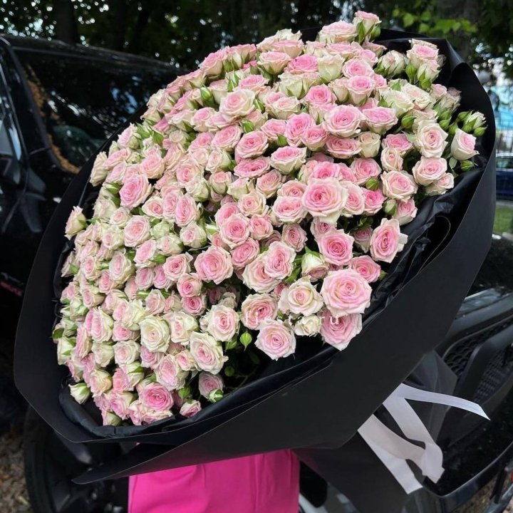 101 кустовая роза "Твистер" в Ижевске