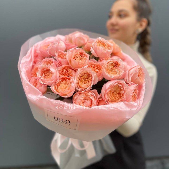 Букет из пионовидных роз Джульетта в Ижевске