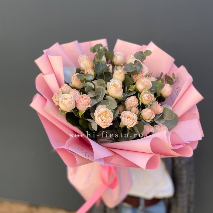 Букет пионовидных роз Cute Love в Ижевске