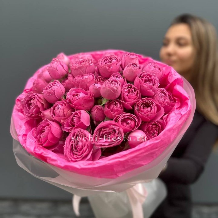 Букет из пионовидных роз  в Ижевске