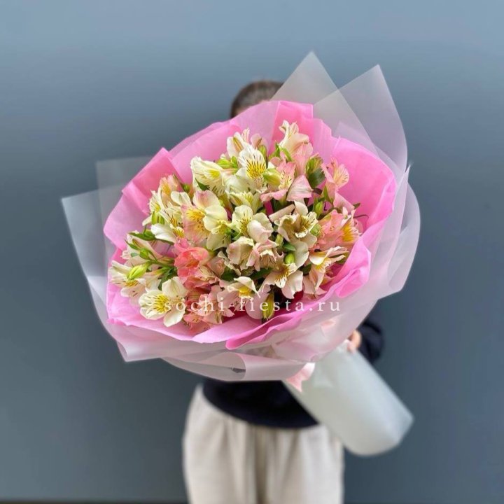 букет альстромерий "Черри" в Ижевске