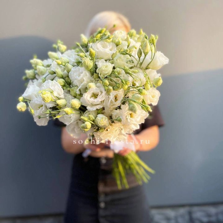 Букет эустом под ленту  в Ижевске