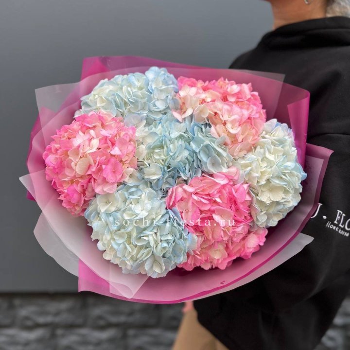 Букет гортензий "Тоника №2" в Ижевске