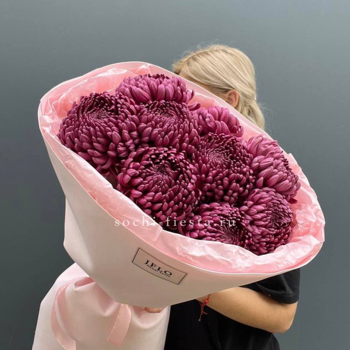 9 хризантем бигуди в Ижевске