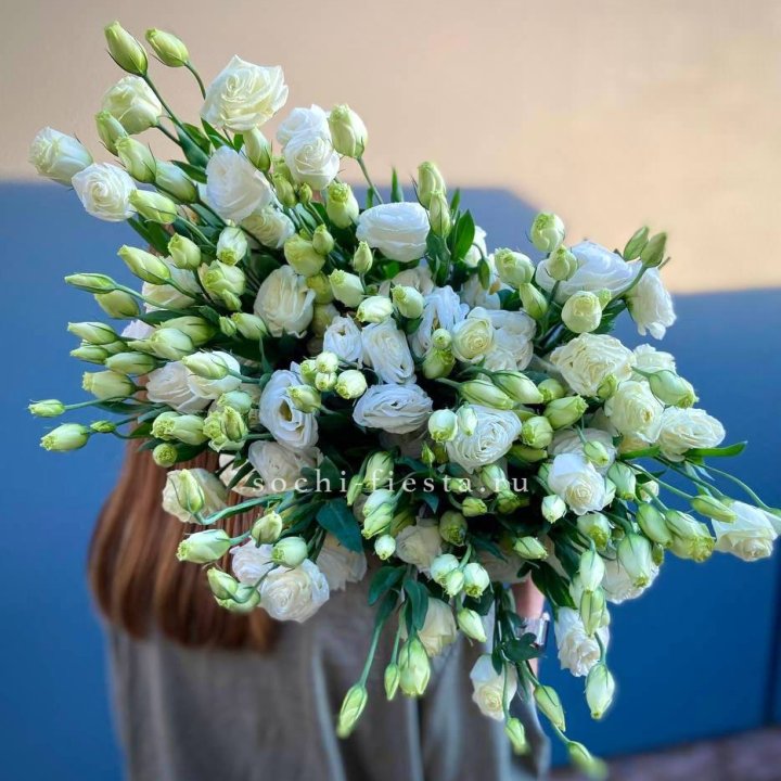 Охапка эустомы в Ижевске