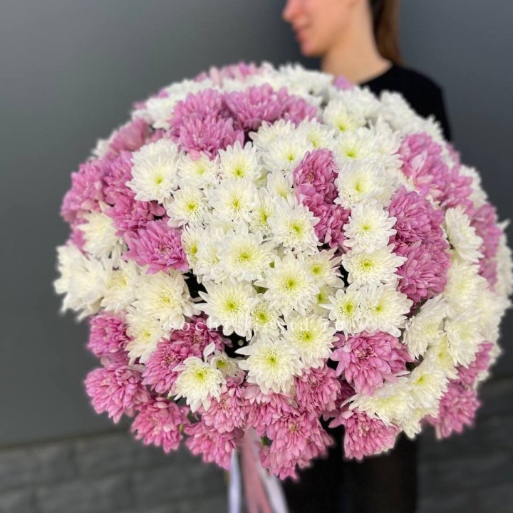  Букет 25 хризантем микс в Ижевске