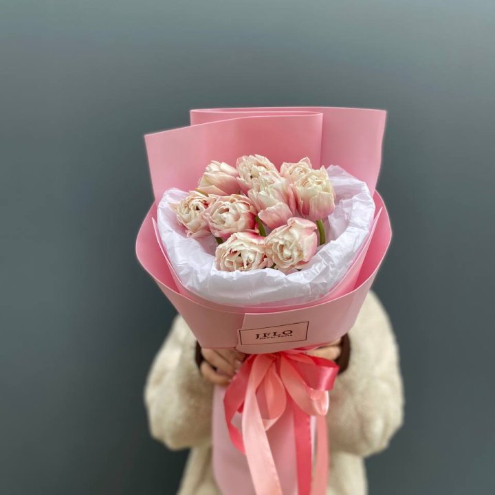 9 нежных тюльпанов в Ижевске