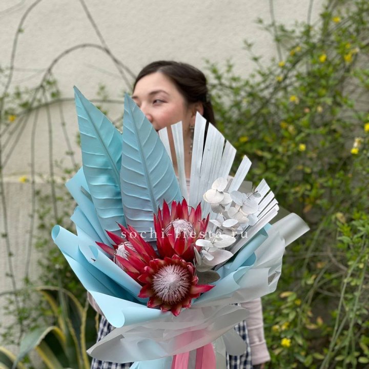 Букет из протеи "Клеопатра-2" в Ижевске