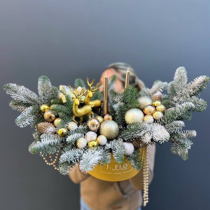 Композиция "Мери крисмас голд" в Ижевске