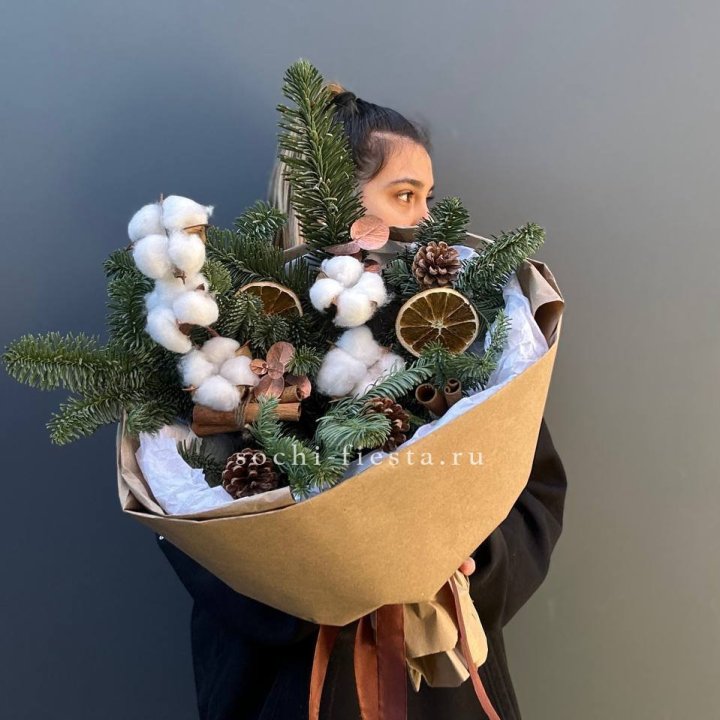 Зимний букет с нобилисом в Ижевске