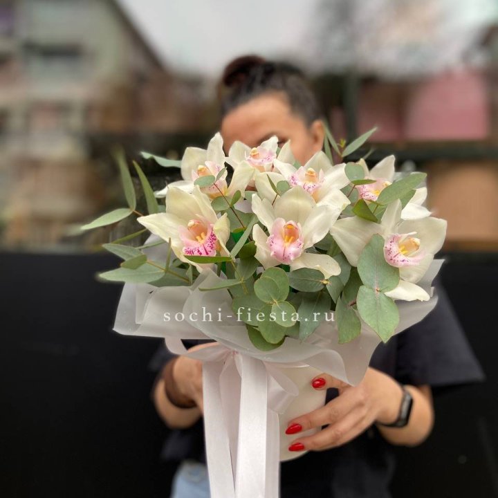 Бокс с орхидеями в Ижевске